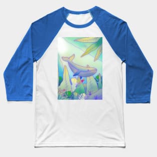 The Big whale Baseball T-Shirt